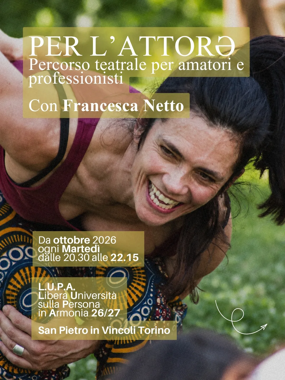 Per l'attore 26/27